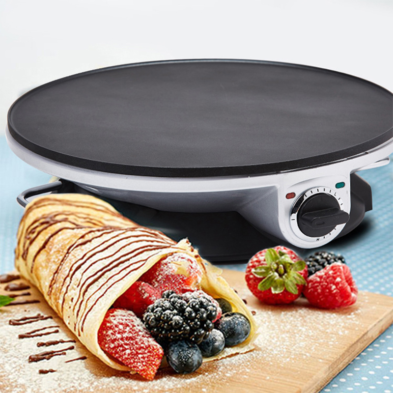 Crepe Maker Griddle - クレープメーカー 家庭用パンケーキパン 32CM パンケーキマシン クレープグリドル 千層ケーキ/どら焼きメーカー