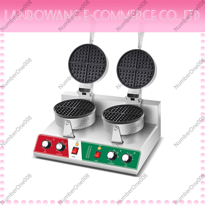 Crepe Maker Griddle - 回転式ワッフルメーカー、ノンスティックワッフルアイロン、クレープマシン、屋台、スナックバー、レストラン向け