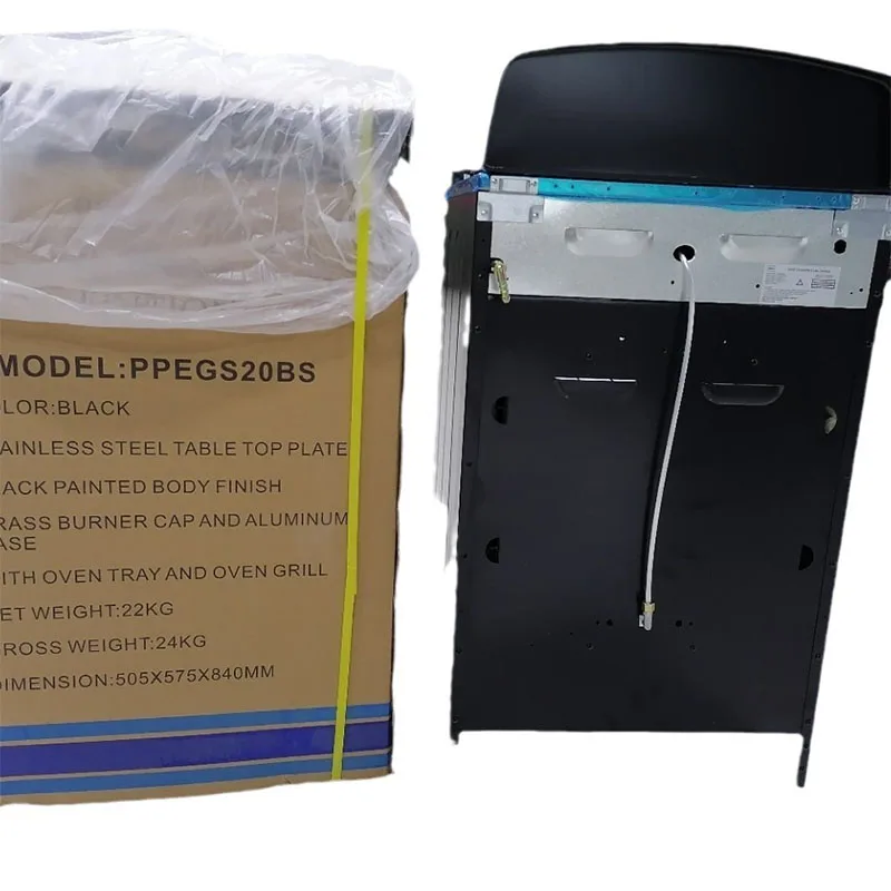 Commercial Kitchen Gas Stove - 4口バーナー自立型一体型ガスコンロ、オーブン付きステンレス鋼ガスレンジ、家庭用および業務用キッチン向け、カスタマイズ可能