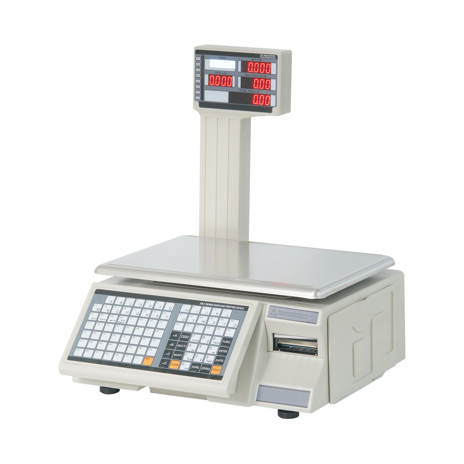 Commercial Kitchen Bench - 電子価格計算スケール、66ポンドデジタルデリ重量計、LCD＆LEDデジタル商業用食品果物肉計量スケール、小売店、キッチン、レストラン、市場、農家向け