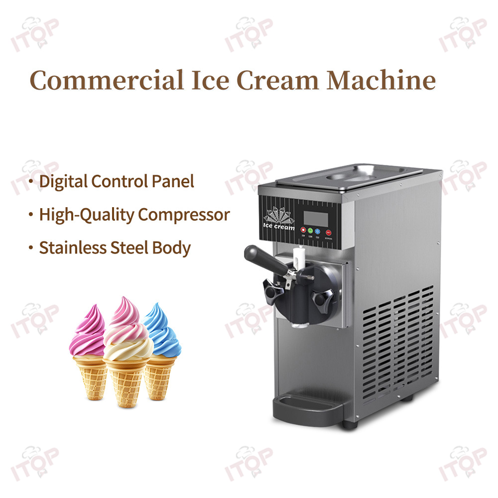 人気の業務用ホテル厨房アイスクリームマシン、卓上ソフトクリー - Commercial Kitchen Ice Machine のレビューと価格