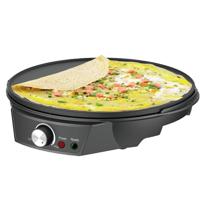 110V電気クレープパン、パンケーキグリドル、春巻きメーカー - Crepe Maker Griddle のレビューと価格