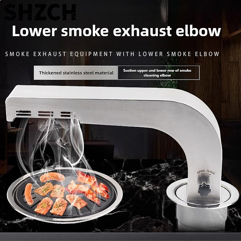 上昇気流BBQベントフードエルボコネクターパイプ304ステン - Commercial Kitchen Vent Cleaning のレビューと価格