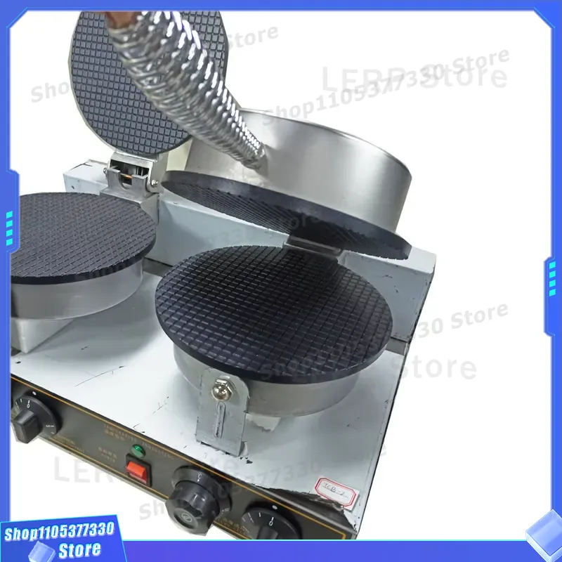 電気ワッフルコーンメーカーマシン業務用アイスクリームコーンア - Commercial Kitchen Ice Machine のレビューと価格