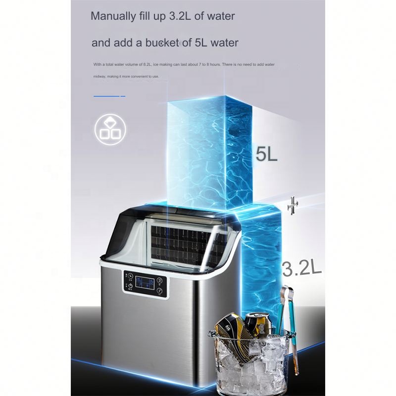 業務用カスタム製氷機、業務用セルフクリーニング機能付き卓上型 - Commercial Kitchen Ice Machine のレビューと価格