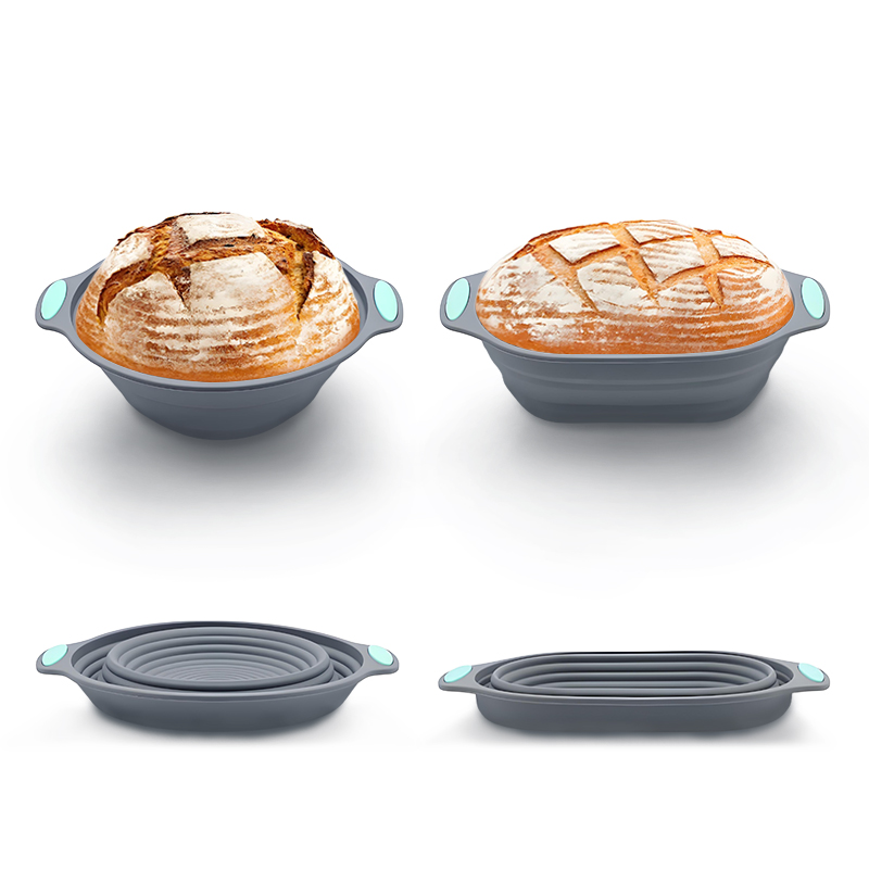 1PC シリコン製折りたたみ式バンネットパン発酵バスケット  - Crepe Maker Griddle のレビューと価格
