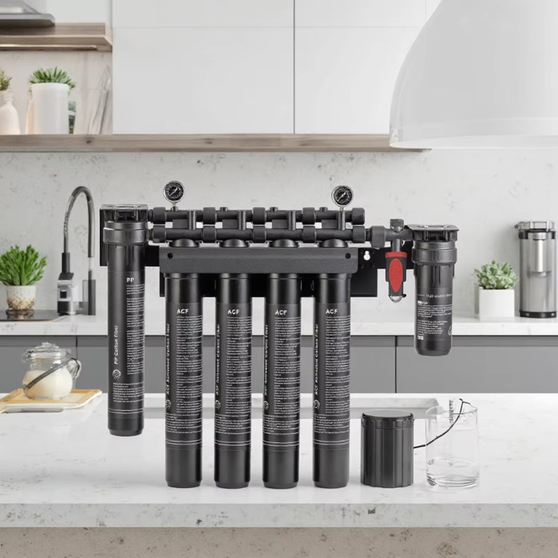 製氷機コーヒーメーカー水フィルター6段階業務用高流量スケール - Commercial Kitchen Ice Machine のレビューと価格
