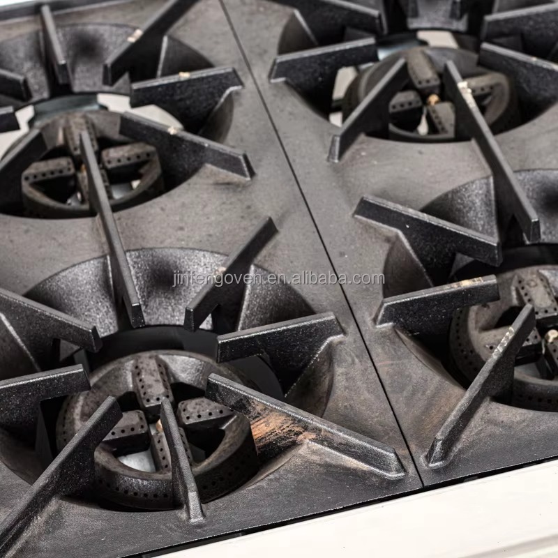 業務用厨房機器 プロ仕様 6口ガスコンロ 工業用ポータブルガ - Commercial Kitchen Gas Stove のレビューと価格