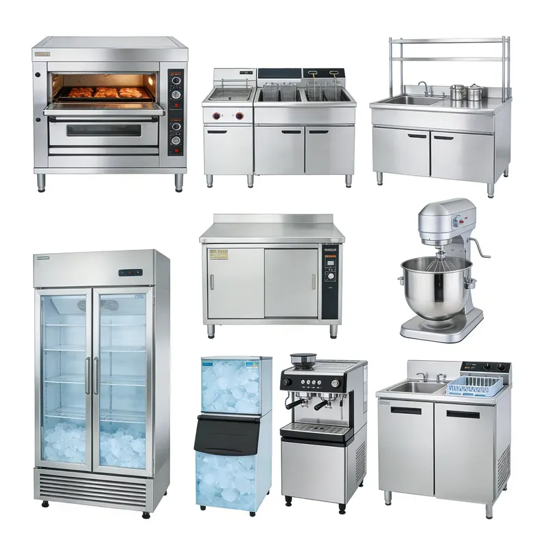 学校・企業・職員食堂向け業務用厨房機器一式、ステンレス製食堂 - Commercial Kitchen Company のレビューと価格