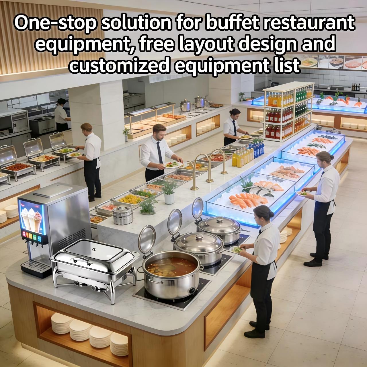 KFC業務用ファストフード機器セット キッチンレイアウト設計 - Commercial Kitchen Layout Design のレビューと価格