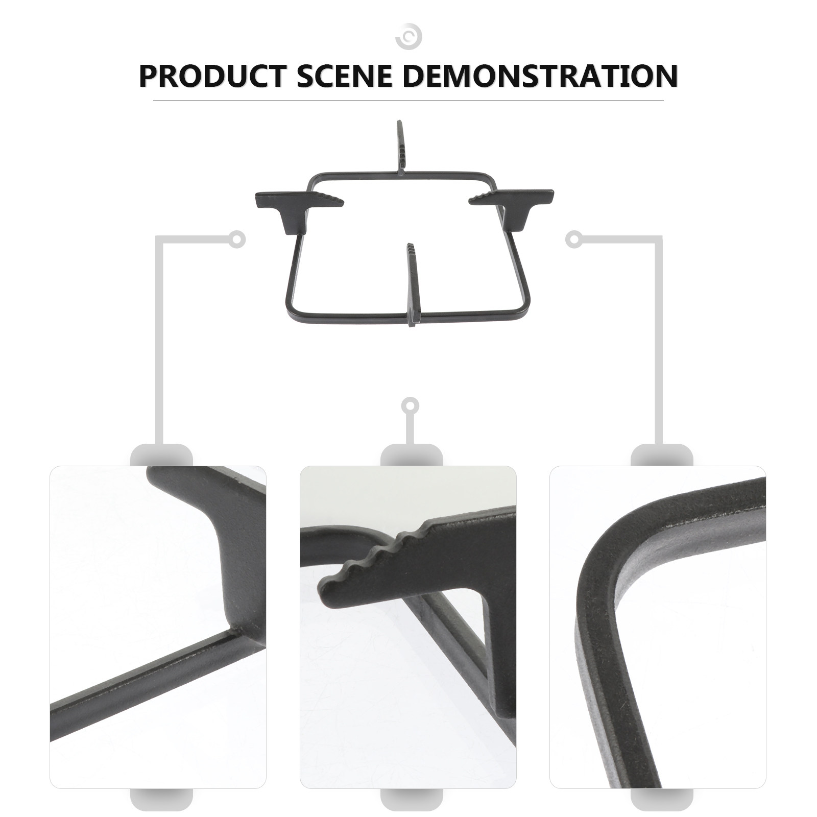 ガスストーブブラケット高温耐性鋳鉄ストーブラック安定した中華 - Commercial Kitchen Gas Stove のレビューと価格