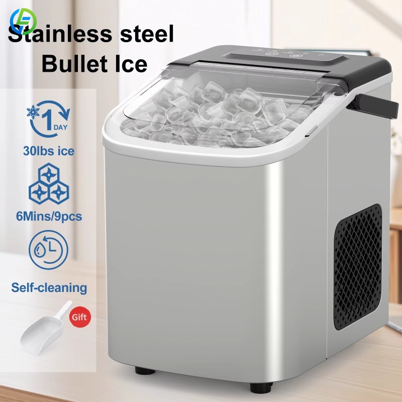 カスタマイズ可能な業務用製氷機 117kg ステンレス製業務 - Commercial Kitchen Ice Machine のレビューと価格