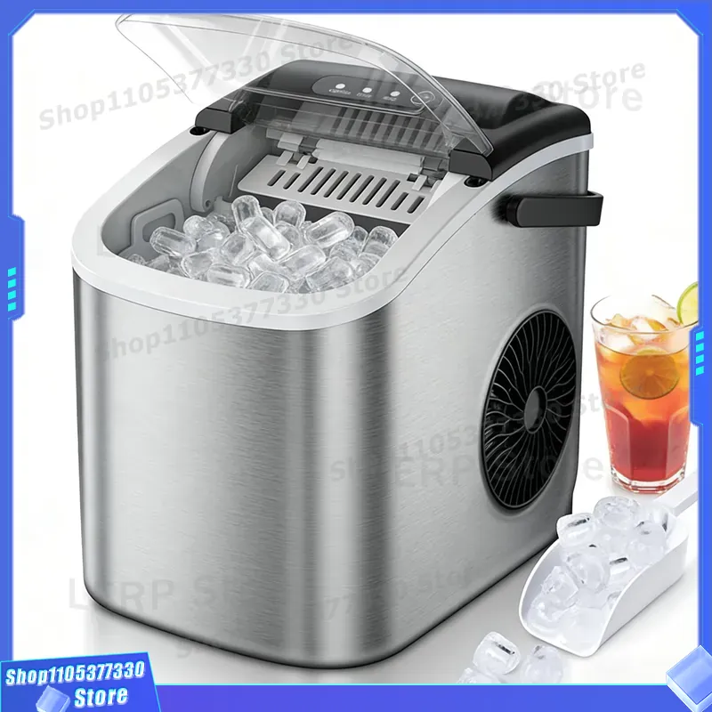 業務用製氷機 26ポンド 24時間稼働 ステンレス製 アンダ - Commercial Kitchen Ice Machine のレビューと価格